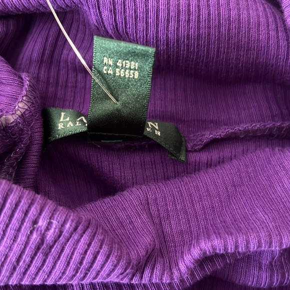 NWT Lauren Ralph Lauren purple long sleeve size: 1X - Picture 10 of 10